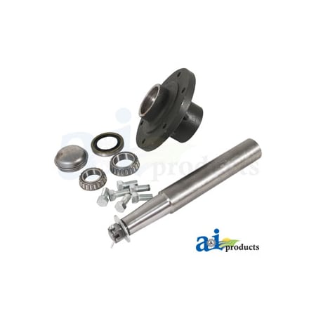 A & I Products Hub & Spindle Assy. (6 Bolt) 21" x12" x5" A-HS30006S6